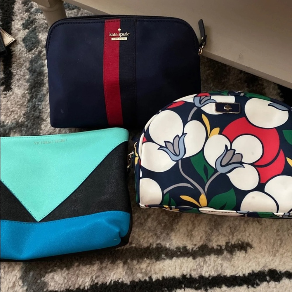 Kate spade make up bags